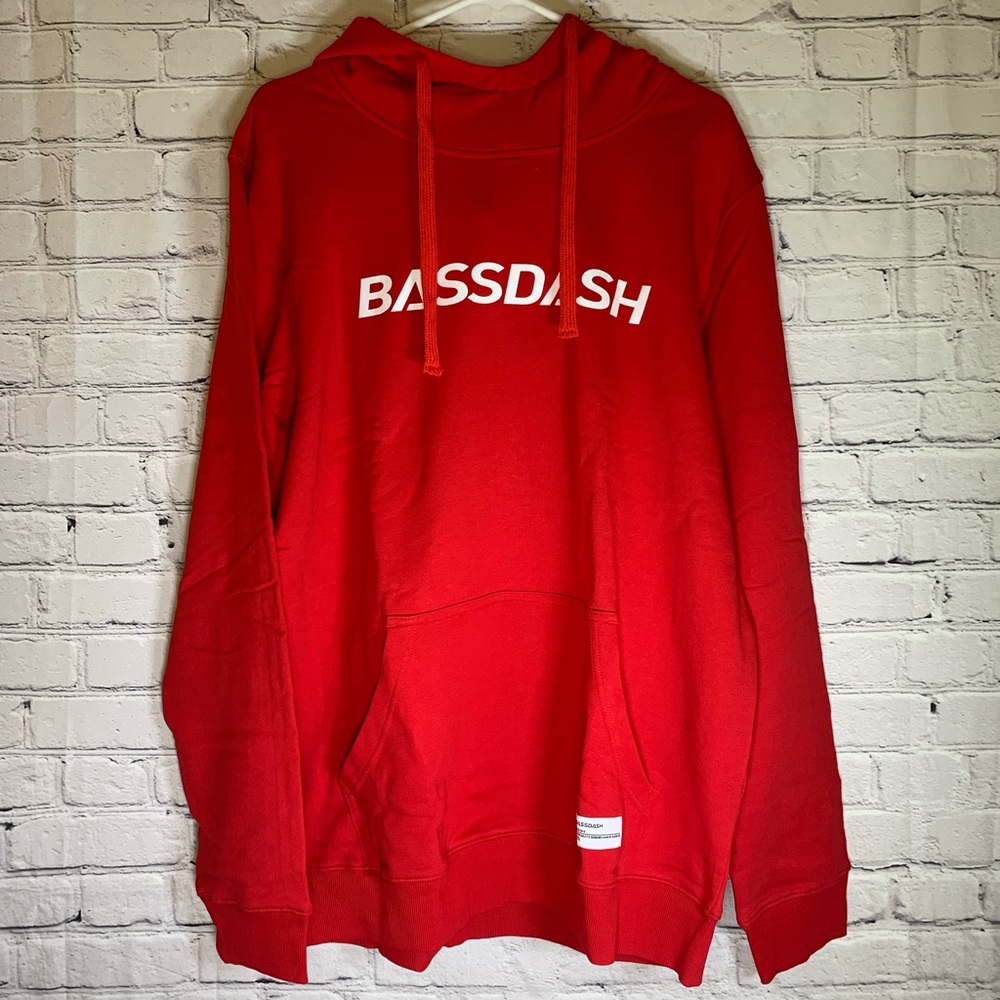Men’s BASSDASH Hoodie Sweater Sz L